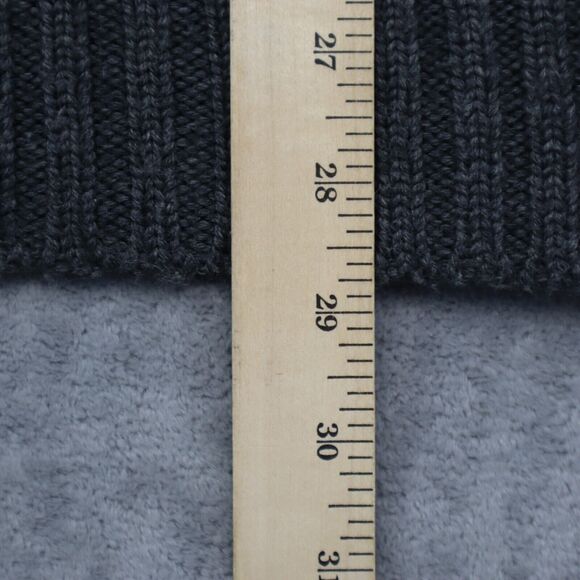 Decree Sweater Womens S Gray Cardigan Short Sleeve Button Cable Knit Acrylic - Picture 5 of 15